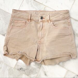 AEO hi rise shorts